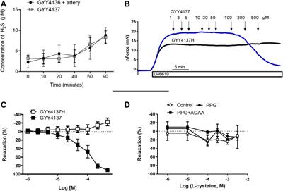 GYY4137 and Sodium Hydrogen Sulfide Relaxations Are Inhibited by L-Cysteine and KV7 Channel Blockers in Rat Small Mesenteric Arteries